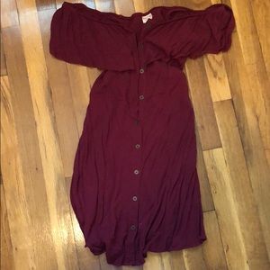 Off the shoulder summer dress